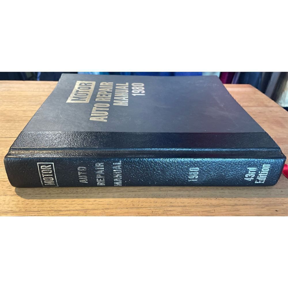 Motor Auto Repair Manual 1980 43rd Edition Hardback-1st PRINTING - Picture 6 of 9